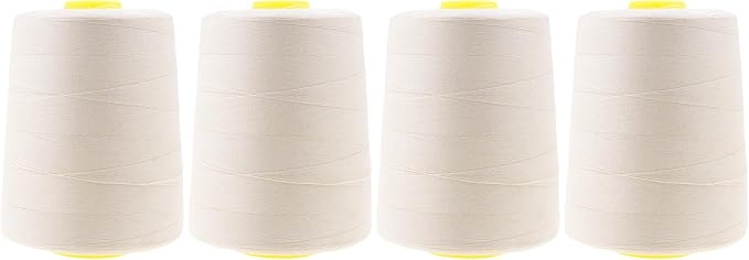 Mandala Crafts 4 Pack of Serger Threads Cones Spools by MandalaCrafts