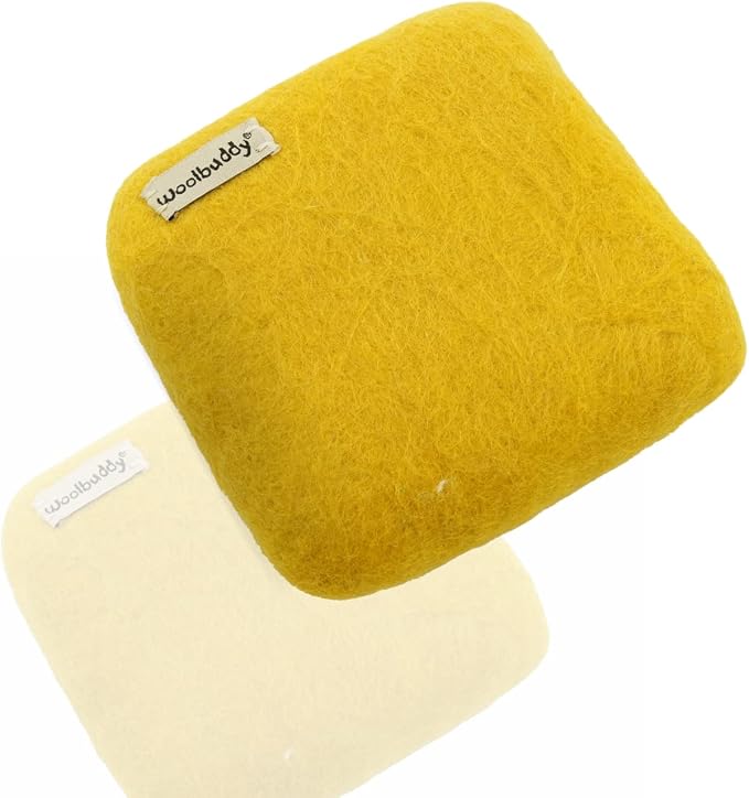 Woolbuddy Needle Felting Wool Mat – 6x6x1.5 Inch Pad - Image 2