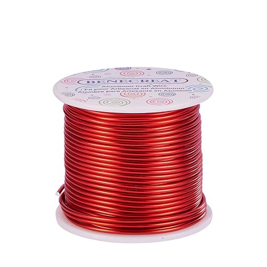 BENECREAT 12 17 18 Gauge Aluminum Wire Anodized Jewelry Craft Making Beading by BENECREAT