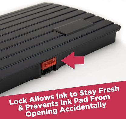 Large Premium Sky Blue Ink Stamp Pad - Image 3