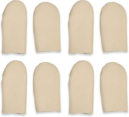 4 Pairs Leather Finger Protector Needle Felting Knitting Finger Thimble Guards by Unknown