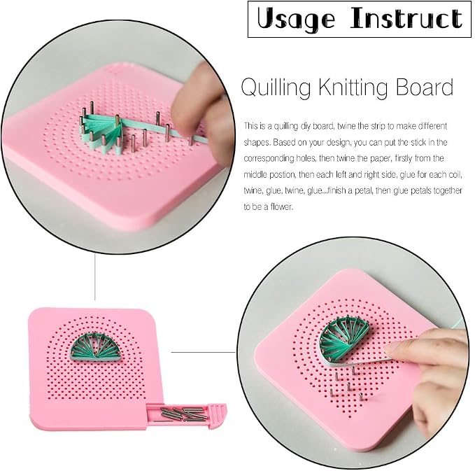 Quilling Kits - Quilling Tools Supplies, Paper Crimper, Quilling Paper Strips - Image 3