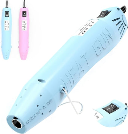 Heat Gun for Crafting, Mini Hot Air Gun Tool for Epoxy Resin, Shrunk Wrapping - Image 9