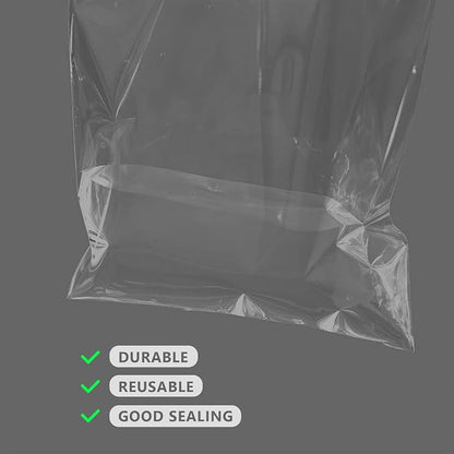 100 Pack 11 3/7 x 14 3/8 Inches Crystal Photo Sleeves Storage Bags - Image 6