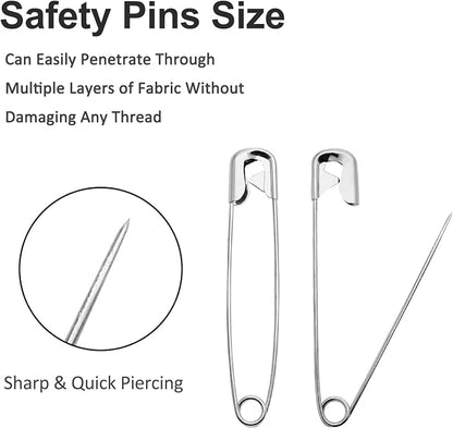 100 PCS 46mm / 1.8 Inch Heavy Duty Quilting Pins, Large Safety Pins Bulk - Image 4