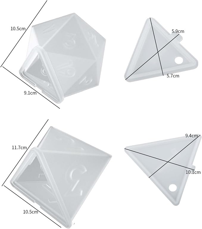 4 Pack Resin Mold Set - Image 6