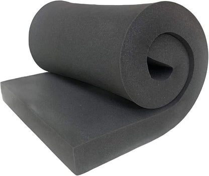 GoTo Foam 2" x 24" x 72" Black Upholstery Foam Sheet - Image 2
