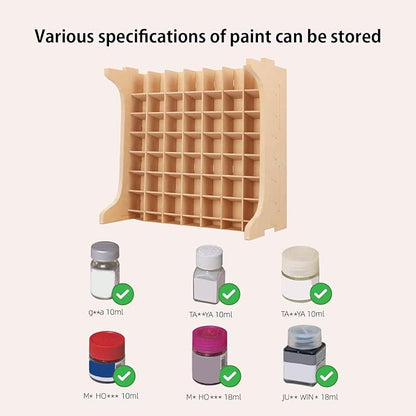 Paint Rack Organizer with 49 Holes Suitable - Image 2