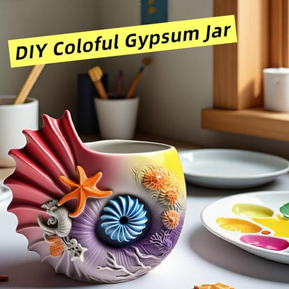 Sea Animal Candle Holder Resin Molds Silicone Epoxy Resin Jar Conch Shell - Image 7