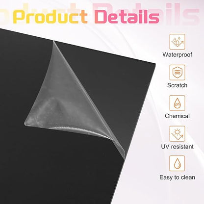 uxcell 3Pcs Acrylic Sheets 12x12 Inch Acrylic Panel 1/8 Inch-3mm Plastic Board - Image 3