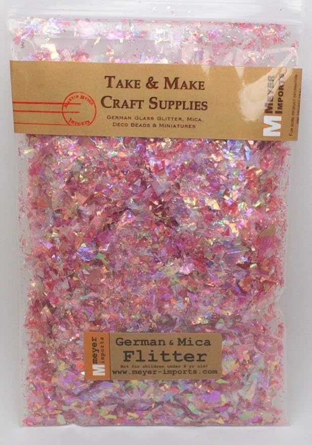 Red-Iridescent Ice Flakes- Iridescent Ice Glitter Flakes - Image 8