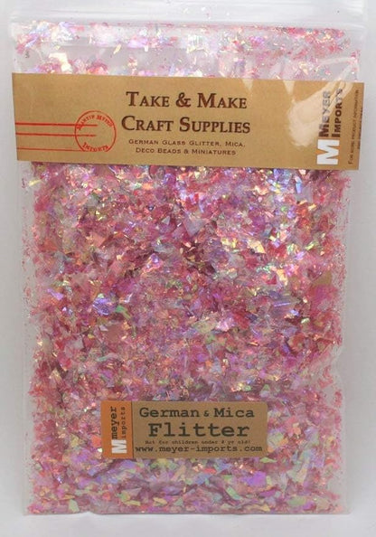 Red-Iridescent Ice Flakes- Iridescent Ice Glitter Flakes - Image 8