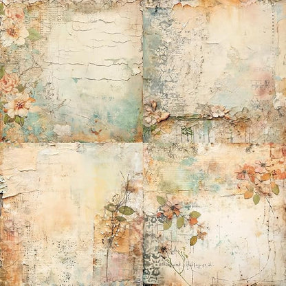 24 Sheets Decorative Scrapbooking Paper Pad 6x6 Craft Paper Single-Side Card - Image 3