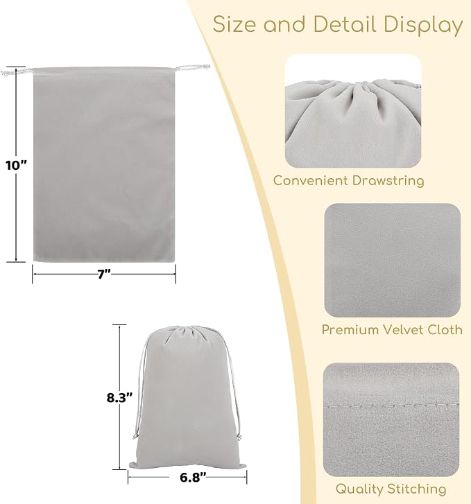 Velvet Drawstring Jewelry Bag, 7x10 Tarot Card Holder, Or Wrapping Halloween - Image 2