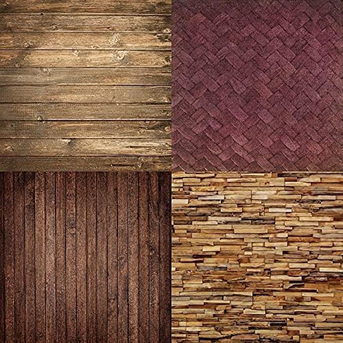 DESEACO Scrapbook Paper Pad 6x6 Wood Background Paper, Single-Sided Decopodge - Image 4