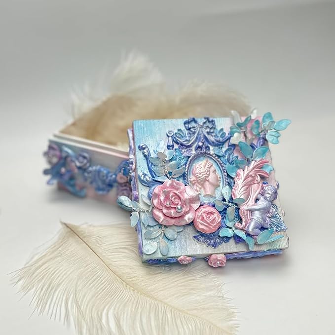 Art Mold for Polyclay Air Dry Clay Plaster, Border Frame - Image 6