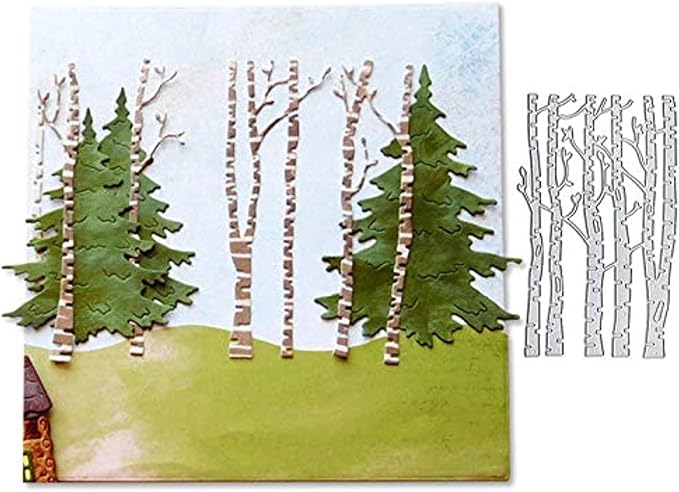 Lapoo Metal Cutting Die for Scrapbooking, 3D Backgrounds Frame New Cutting Dies - Image 3