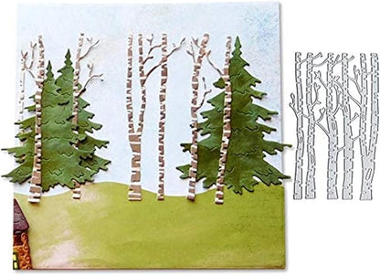Lapoo Metal Cutting Die for Scrapbooking, 3D Backgrounds Frame New Cutting Dies - Image 3