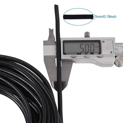 Fashewelry 32.8 Feet 5mm Black Aluminum Wire Bendable Metal Craft Wire - Image 6