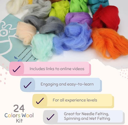 Woolbuddy Felting Wool Kit - Image 6