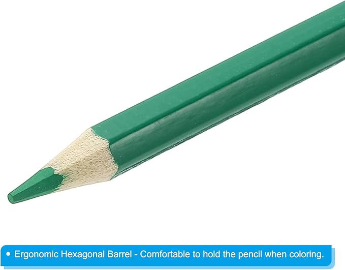 PATIKIL Watercolor Pencil, Sketch Drawing, Emerald Green - Image 4