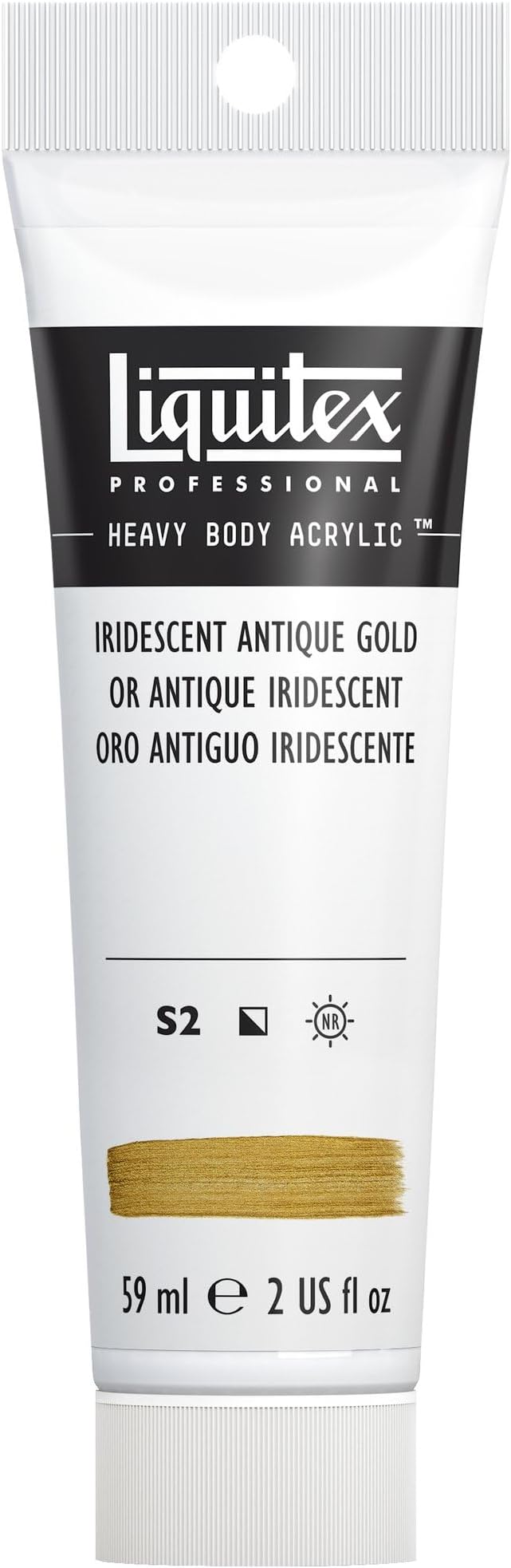 Liquitex Professional Heavy Body Acrylic Paint, 2-oz Tube, Iridescent Antique by Liquitex