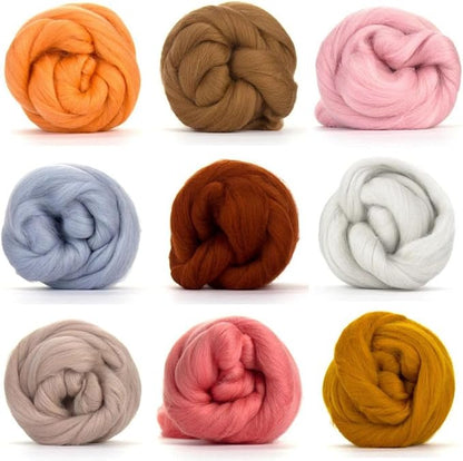 Revolution Fibers Merino Wool Combed Top | 1 lb Premium Wool Roving | 22 Micron - Image 4