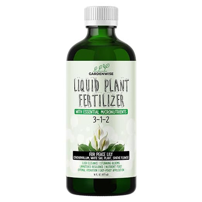 Peace Lily Fertilizer: 3-1-2 Liquid Fertilizer by GARDENWISE