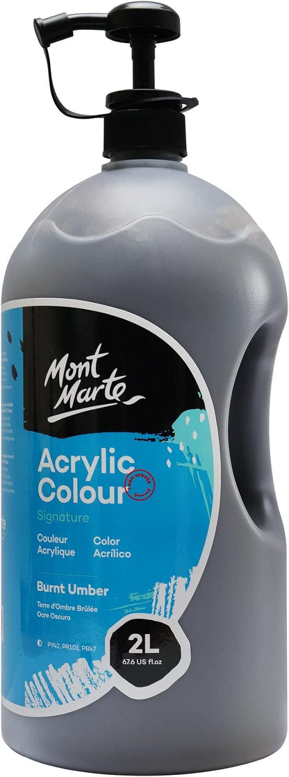 Mont Marte Discovery School Acrylic, 1/2 Gallon. Ideal - Image 5