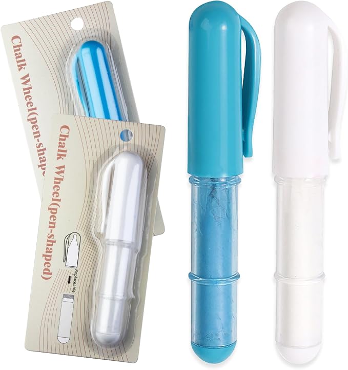 2PCS Sewing Chalk for Fabric, Wipeable and Washable Fabric Chalk for Sewing by Unknown