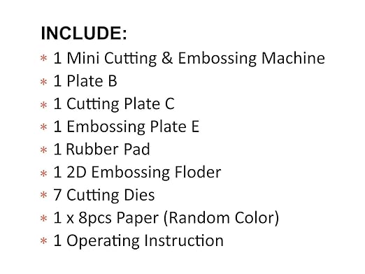 Bira Die Cutting & Embossing Machine Combo, Starter Kit, Mini Die Cut Machine - Image 4