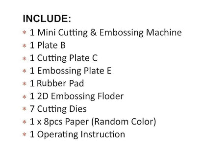 Bira Die Cutting & Embossing Machine Combo, Starter Kit, Mini Die Cut Machine - Image 4