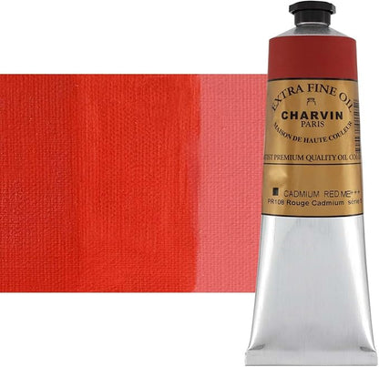 Charvin Extra Fine Oil Paint, Cadmium Red Medium 150 ml by Unknown