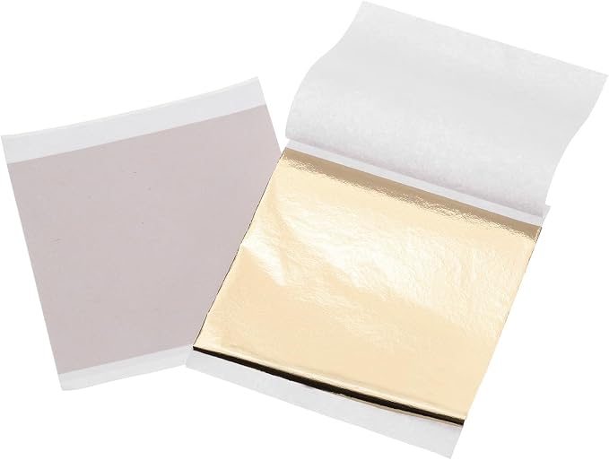 uxcell 100pcs Leaf Sheets, 3.5" x 3.5" Foil Sheets Paper Sheets by uxcell