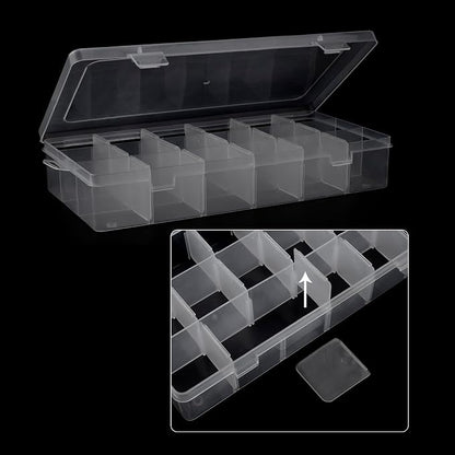 BLUE HANDCART Embroidery Floss Organizer, 1 Removable 18 Compartments Cross - Image 5