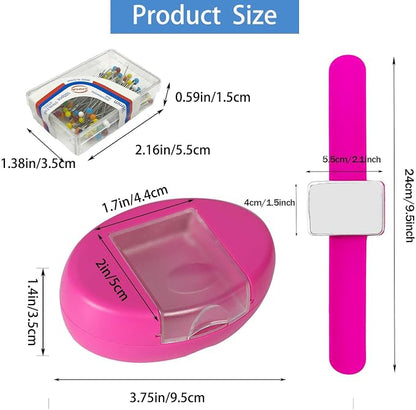 Hilltian 2 Pieces Magnetic Pin Cushion, Magnetic Pin Holder - Image 2
