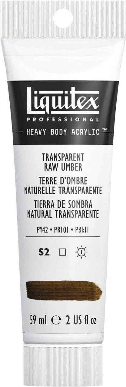Liquitex Professional Heavy Body Acrylic Paint, 2-oz Tube, Transparent Raw Umber by Liquitex