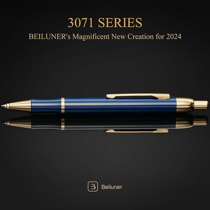 BEILUNER Luxury Gel Pen with 24K Gold Electroplating Finish, Luxury Grade - Image 2
