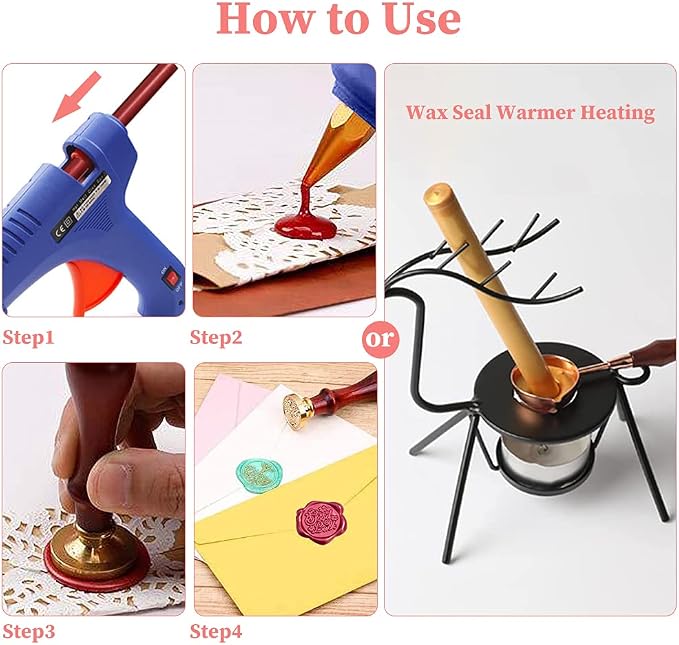 Wax Seal Sticks, Afobby 15 Pieces Glue Gun Sealing Wax Sticks - Image 5