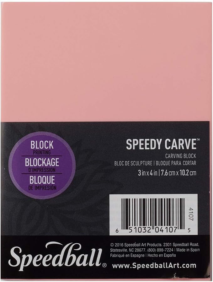 Speedball 4107 Speedy-Carve Block – Soft, Easy Carve Surface – 3 x 4 Inches - Image 5