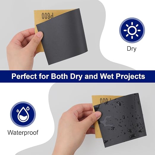 Romeda 72Pcs Sand Paper, 9x3.6 Inches, Silicon Carbide, - Image 4