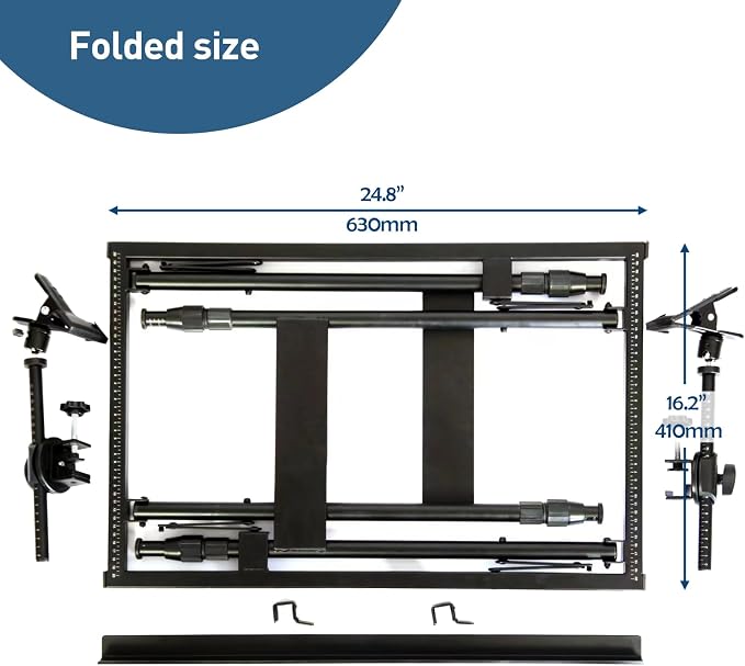 Artist Easel Stand Metal Foldable Portable Ergonomic Adjustable Easel - Image 7