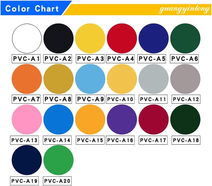 guangyintong Heat Transfer Vinyl Sky Blue HTV Rolls, Matte Surface Sky Blue HTV - Image 8