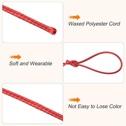 MECCANIXITY Waxed Cord 1.2mm Waxed Polyester Cord 175 Yard Wax String - Image 3