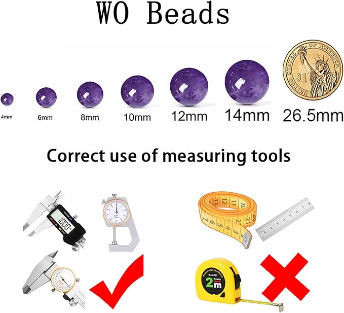 120PCS 6mm Natural Amethyst AAAAA Purple Crystal Quartz Beads Gemstones Round - Image 7