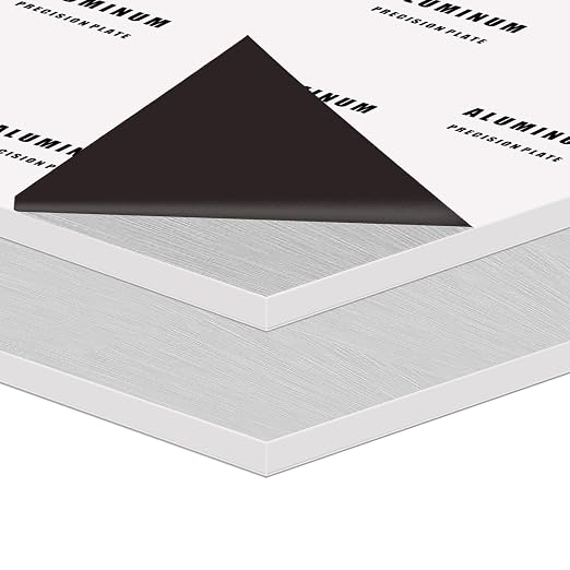 6061 Aluminum Sheet Plate, Rectangle Aluminum Plate Solid Metal Sheet Plate by AODESTINY