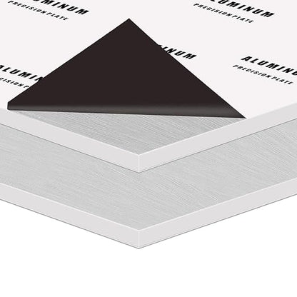6061 Aluminum Sheet Plate, Rectangle Aluminum Plate Solid Metal Sheet Plate by AODESTINY