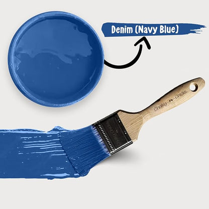 Chalky Chicks 8 Fl Oz Matte Denim Chalk Paint - Image 6