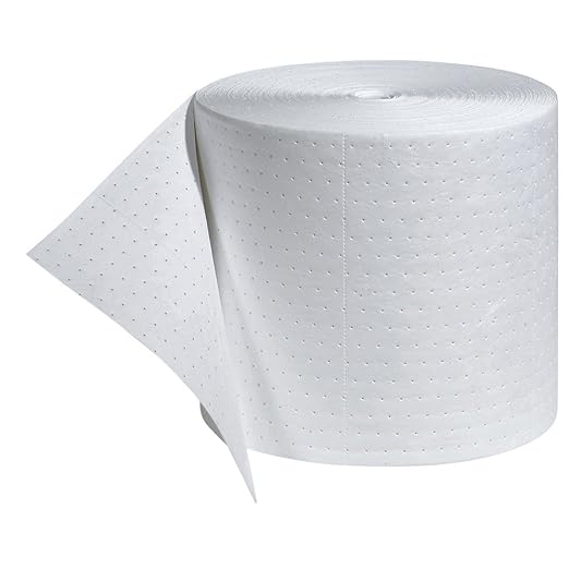 PIG Oil Mat - Oil-Only Absorbent Mat Roll - 1 Roll - 15" x 150' Roll - Absorbs by NewPig