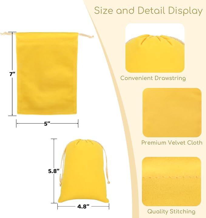 Velvet Drawstring Jewelry Bag, Or Wrapping Halloween Party Favors, Small - Image 2